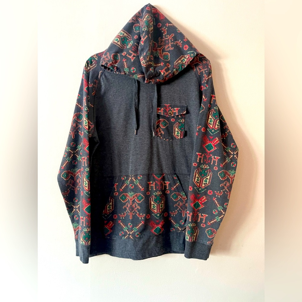 Empyre Zumiez Brand Aztec/Psychedelic Patterned Hoodie